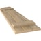 Ekena Millwork Americraft 3-Board (2 Batten) Wood Joined Board-n-Batten Shutters w/ Arch Top, ARW101BQ311X77UNH, PR ARW101BQ311X77UNH - alternate 2